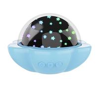 Proyector De Estrellas Infantil | Lámpara De Luz Nocturna De Proyección De Techo | Lámpara De Noche Giratoria Para Bebé 13x13x9cm | Canción De Cuna Música Y 8 Colores, Habitación Ideal Bebé Niña Niño,