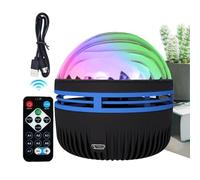 Proyector de estrellas - Luz nocturna LED Galaxy con sincronización musical y 14 modos de color | Proyector USB con mando a distancia, ideal para dormitorio, salón, , cine en casa, camping
