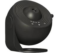 Proyector de estrellas planetario 13 en 1 con 12 discos de película, luz nocturna de nebulosa de 360°, lámpara de proyección celestial, proyector de luna, funciona con pilas, blanco, 4.4 x 4.25 x 4.29