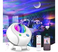 Proyector de Estrellas y Aurora LED Con Altavoz Bluetooth - Decoración de Techo Para Habitación Con Luz de Cielo Estrellado Para Infantil y Adultos