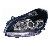 Proyector de faro delantero derecho para renault clio 2005 a 2009 con lente halógena