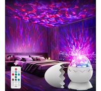 Proyector de galaxia de huevo de dinosaurio para dormitorio, luces nocturnas para habitación de niños con temporizador y control remoto, decoración de habitación, regalos para niñas, niños, adultos