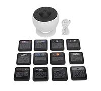 Proyector de Galaxia Nocturna, Proyector Espacial HD de 12 Temas, Proyector de Galaxia Nocturna de Estrella Romántica de Enfoque, Lámpara de Proyección para Sala de Juegos, Cine