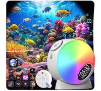 Proyector de galaxia, proyector de estrellas planetario HD 13 en 1 para dormitorio, proyector de estrellas con altavoz Bluetooth y ruido blanco, temporizador de apagado automático/remoto, lámpara de