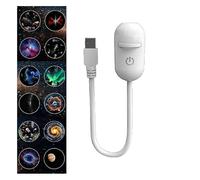 Proyector de Galaxia y Estrellas de 2 en 1, Proyector de Luz Nocturna de Cielo Estrellado de 2 en 1, Proyector de Planetarium LED USB, Luz de Espacio de Estrella del Norte, Proyector HD, Lámpara para