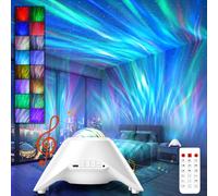 Proyector de Galaxias y Aurora Estrellas con Bluetooth Ruido Blanco Mando | Bianco 16 Colores Lámpara de Ambiente para Dormitorio Regulable Control Remoto Música Bluetooth Regalo para Niñas