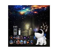 Proyector de Galaxias y Estrellas Real Planetario con 12 Discos, 15 Ruido Blanco, Bluetooth, Mando a Distancia, Temporizador, Meteorito Dinámico, Luz Nocturna Infantil para Techo, Dormitorio, Adultos