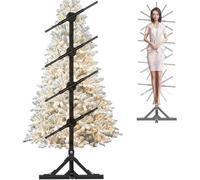 Proyector de holograma 3D, máquina publicitaria de 50 cm con pantalla holográfica LED de 576 para tiendas de negocios, tiendas y días festivos