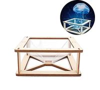 Proyector de holograma 3D, pirámide, teléfono inteligente, holograma, soportes de visualización 3D, proyector cualquier pantalla de smartphone se conecta al teléfono