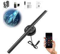 Proyector de holograma de ventilador 3D, hologramas de fantasía, árbol de Navidad con holograma LED, árbol de Navidad holograma