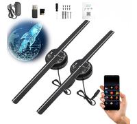 Proyector de holograma de ventilador 3D, hologramas de fantasía, árbol de Navidad con holograma LED, árbol de Navidad holograma