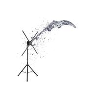 Proyector de holograma publicitario, pantalla holográfica LED 3D, control remoto multifunción, para eventos de fiesta, exhibición publicitaria