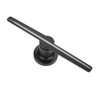 Proyector de Holograma, Ventilador de Aire con Pantalla Holográfica, Luz LED Multifuncional Profesional para Muchos Lugares para Interiores Y Exteriores(Estándar europeo (110-240 V))