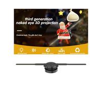 Proyector de Hologramas 3D PD42, Máquina Publicitaria de Montaje en Pared, 244 Piezas de LED, Pantalla Publicitaria HD Eye Visuals con ENCHUFE AU