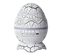 Proyector de huevo de dinosaurio: música con luz nocturna LED, luz nocturna para dormitorio, proyector para habitación de niños, lámpara de cielo estrellado | Huevo de dinosaurio estrellado LED + Perf