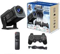 Proyector de Juegos G320 Pro HiFi 2 en 1, proyector Profesional con Chip Android y 2 Controladores de Juegos inalámbricos, más de 20 000 Juegos