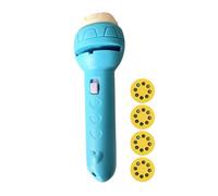 Proyector de linterna genérico para Les, proyección luminosa LED linterna para bebé educational cognitive Early Knowledge Animal Pattern, bebé proyector antorcha, animal modelo de dibujos animados