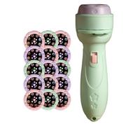 Proyector De Linterna: Luz Giratoria De 120 Patrones, Proyección De Personajes De Dibujos Animados, Diseño De Antorcha LED Brillante, Juguete Educativo De Motricidad Fina | para El Desarrollo del