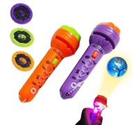 proyector de linterna para niños, juguete de antorcha de proyector - Proyector de antorcha de juguete de Halloween que intensamente,Proyector interactivo estacional para padres e hijos para aula y dor