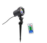 Proyector de luces de jardín con estrellas de Navidad, iluminación de luciérnaga en movimiento, LED, color azul, verde, rojo para decoración de fiestas