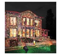 Proyector de luces, Proyector de estrella de cielo móvil, iluminación de paisaje, luz LED roja y verde for fiesta de Navidad, lámpara de jardín for césped al aire libre para Exterior Jardin Interior C