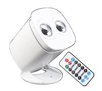 Proyector de luces, Proyector LED RGB DJ Disco Light Party Bar Dance Sky Night KTV Habitación Efecto de escenario Lámpara de puesta de sol USB para Exterior Jardin Interior Casa Decoración(B 64 Patter