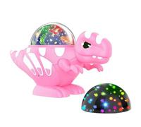 Proyector De Luz Dinosaurio Para Niños 8 Modos 360º Decoración Giratoria | Lámpara Proyectora Habitación Infantil Para Coche Dormitorio Dormir Hora De Acostarse Relajación Compañía Rosa