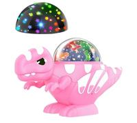 Proyector De Luz Dinosaurio Para Niños 8 Modos 360º Decoración Giratoria | Proyector de Dinosaurio con Luz Nocturna Para Coche Dormitorio Dormir Hora De Acostarse Relajación Compañía Rosa