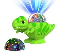 Proyector de Luz Nocturna Dinosaurio 8 Modos 360º Decoración Giratoria | Proyector de Dinosaurio con Luz Nocturna Para Coche Dormitorio Dormir Hora De Acostarse Relajación Compañía Verde