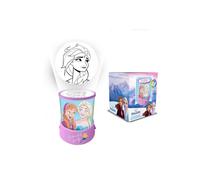 Proyector de luz nocturna - Elsa - La Reina de las Nieves - 19 cm