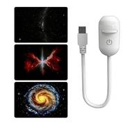 Proyector de Luz Nocturna Galaxia 2 en 1, Proyector de Luz Nocturna de Cielo Estrellado 2 en 1, Proyector USB LED Planetario Estrella del Norte Luz Espacial HD, para Dormitorio Techo para Dormir Coche