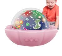 Proyector de luz nocturna para niños, proyector de estrellas de dinosaurio, lámpara de noche LED, juguete interactivo de proyección USB para niños de 2 a 8 años, estante de dormitorio, sala de estar