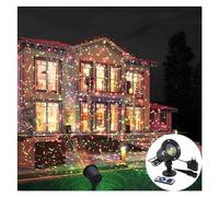 Proyector de luz para exteriores, Luz LED de escenario for paisaje, proyector de estrellas for jardín, focos R & G impermeables for exteriores, decoración de vacaciones for patio, césped Proyector de