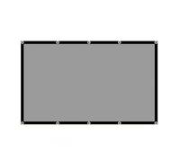 Proyector de pantalla de proyección de metal antirreflejos, pantalla plegable, antiarrugas, portátil, HD, pantalla de cine portátil para cine en casa, oficina, fiesta, aula (instalación de gancho)