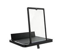 Proyector de pantalla de teléfono - Amplificador de teléfono negro de 11,81 pulgadas, amplificador portátil HD con soporte integrado para el hogar, dormitorio, estudio, oficina, entretenimiento, ver