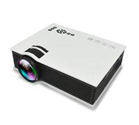 Proyector de película, proyector de video, proyector portátil mini proyector con soporte de zoom, pequeño regalo