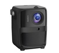 Proyector de películas Inteligente con Sistema Android, proyector de vídeo portátil con Soporte 4K, proyector de vídeo Inteligente para Cine en casa y Uso al Aire Libre, Compatible con HD/Smartphone