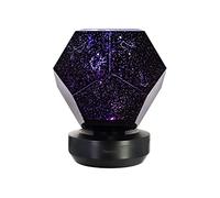 Proyector De Planetario En Forma De Cristal Discovery Star Sky P5 Con Coloridas Proyecciones De Estrellas, Constelaciones y Nebulosas