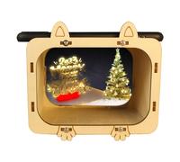 Proyector de reloj holograma de teléfono, proyector de holograma portátil para teléfono, soporte de proyector de holograma de teléfono de madera, holograma de teléfono móvil, experiencia de teatro de