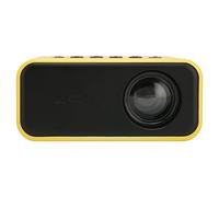 Proyector de Teléfono Inteligente, Proyector de Películas Pequeñas Soporte de Puertos Múltiples 4.3 X 3.5 X 2in Home Theater para Teléfono Inteligente para Computadora Portátil