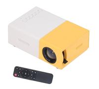 Proyector de Teléfono, Mini Proyector Resolución 1920x1080 Imagen de Reflexión Difusa Fuente de Luz LED para el Hogar Al Aire Libre (Enchufe Europeo 100-240 V)