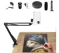 Proyector de trazado inteligente con control remoto y soporte ajustable para proyectos de dibujo y arte