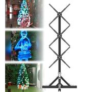 Proyector de ventilador con holograma 3D, habilitado para WiFi y Bluetooth, aplicación y control remoto para publicidad dinámica y pantallas de tamaño humano