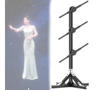Proyector de Ventilador con Pantalla publicitaria de Holograma 3D, Unidades de Empalme de 3 Piezas, Equipo de proyección de Holograma Giratorio de máquina de Publicidad Vertical