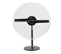Proyector de Ventilador de Holograma 3D 256 Perlas de Lámpara LED con Operación de Aplicación, Soporte de Formato de Medios Múltiples para Centros Comerciales, Hoteles (Enchufe