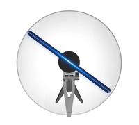 Proyector de ventilador de holograma 3D, pantalla de publicidad comercial al aire libre, reproductor de holograma 3D LED, para exhibición de centros comerciales