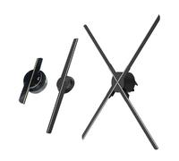 Proyector de Ventilador holográfico 3D, Luces publicitarias, holográficas, luz Decorativa Comercial Promocional Amplio ángulo de visión(C-42cm 224LED)