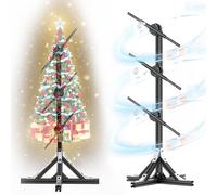 Proyector de ventilador holográfico 3D para Halloween, Navidad y publicidad de fiestas, efecto holograma de empalme 3D para tiendas y bares