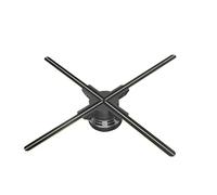 Proyector de Ventilador Holograma 65cm, luz 3D, Control en Tiempo Real, WiFi, Pantalla holográfica Led, Reproductor Publicidad, imágenes(Set with 3D Video)