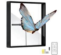 Proyector de ventilador LED holográfico de 45 cm con cubierta de aleación de aluminio duradera para carteles de negocios y videos de animación de bares